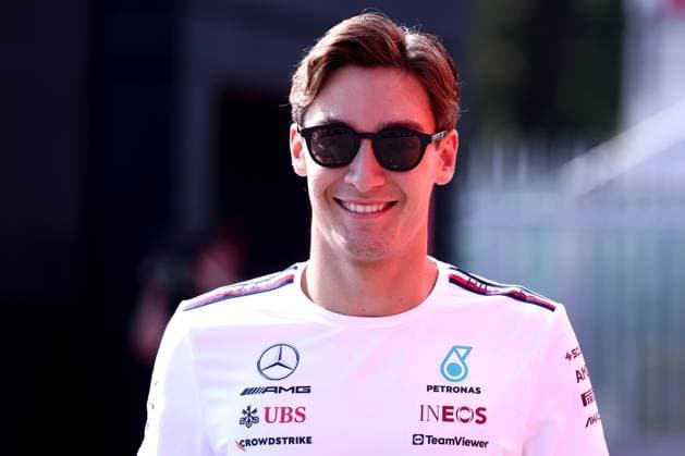F1 Gran Prix of Italy George Russell of Mercedes AMG Petronas F1 Team during previews ahead of the F1 Grand Prix of Italy at Autodromo Nazionale on August 31, 2023 Monza, Italy. Monza Autodromo Nazionale Italy Copyright: xMarcoxCanonierox