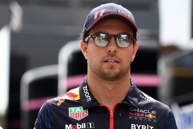 F1 Gran Prix of Italy Sergio Perez of Red Bull Racing during previews ahead of the F1 Grand Prix of Italy at Autodromo Nazionale on August 31, 2023 Monza, Italy. Monza Autodromo Nazionale Italy Copyright: xMarcoxCanonierox