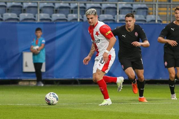 Fußball, EL Quali, Sorja Luhansk - Slavia Prag 2023.08.31 Lublin Pilka nozna Liga Europy UEFA sezon 2023 2024 Zoria Lugansk - Slavia Praga N z Christos Zafeiris Foto Wojciech Szubartowski PressFocus 2023.08.31 Lublin Football UEFA Europa League season 2023 2024 Zorya Luhansk - Slavia Prague Christos Zafeiris Credit: Wojciech Szubartowski PressFocus NEWSPIX.PL --- Newspix.pl  20230831PF_WS009