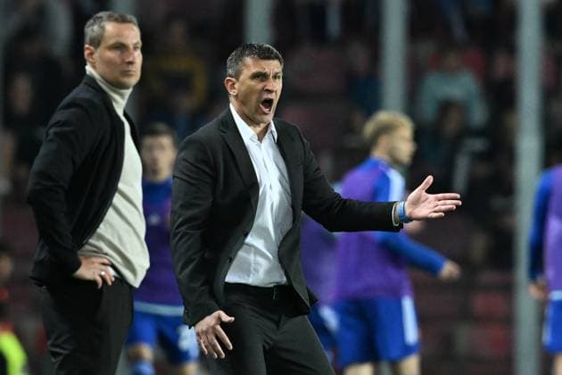 Sparta Praha v Dinamo Zagreb - UEFA Europa League Play Off Round: Second Leg Head Coach of Dinamo Zagreb Sergej Jakirovic reacts during the UEFA Europa League Play Off Round Second Leg match between Sparta Praha and Dinamo Zagreb at Letna Stadium on August 31, 2023 in Prague, Czech Republic. MarkoxLukunic PIXSELL