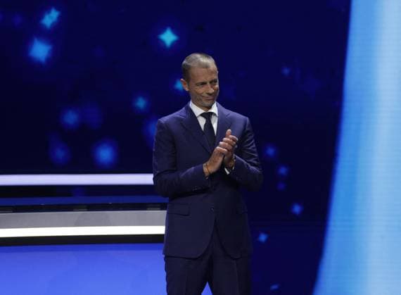 Other - EUROPEAN CLUB FOOTBALL KICK OFF CEREMONY during the Uefa Champions League Draw ceremony, on 31 August 2023 at Grimaldi Forum, Monaco . Photo Nderim KACELI Montecarlo Principality of Monaco  Copyright: xIPAxSport ABACAx BRIPASport20230831_360 IPAxSport ABACAx BRIPASport20230831_360