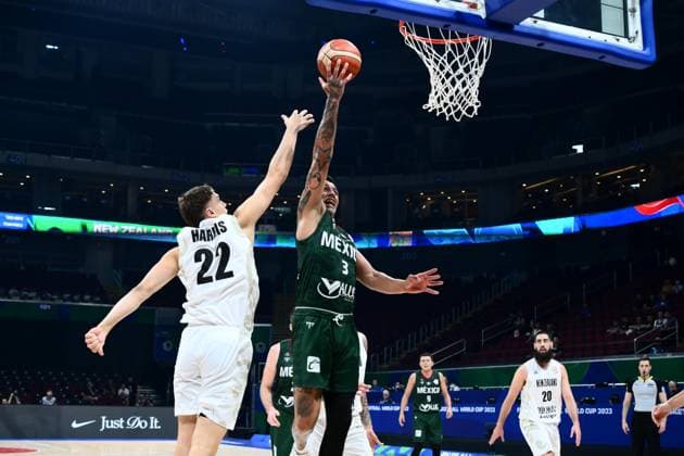 Fabian Jaimes (MEX), AUGUST 31, 2023 - Basketball - FIBA World Cup 2023 - Classification Round 17-32 Group N between New Zealand 100-108 Mexico at Mall of Asia Arena, Manila, Philippines. Noxthirdxpartyxsales  (227751432)