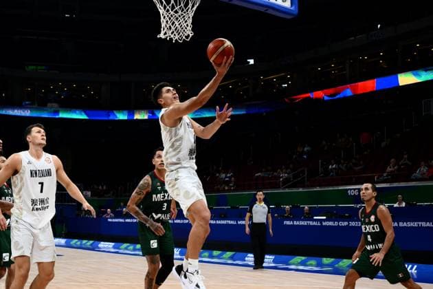 Reuben Te Rangi (NZL), AUGUST 31, 2023 - Basketball - FIBA World Cup 2023 - Classification Round 17-32 Group N between New Zealand 100-108 Mexico at Mall of Asia Arena, Manila, Philippines. Noxthirdxpartyxsales  (227751475)