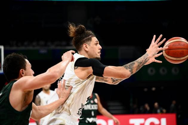 Isaac Fotu (NZL), AUGUST 31, 2023 - Basketball - FIBA World Cup 2023 - Classification Round 17-32 Group N between New Zealand 100-108 Mexico at Mall of Asia Arena, Manila, Philippines. Noxthirdxpartyxsales  (227751477)