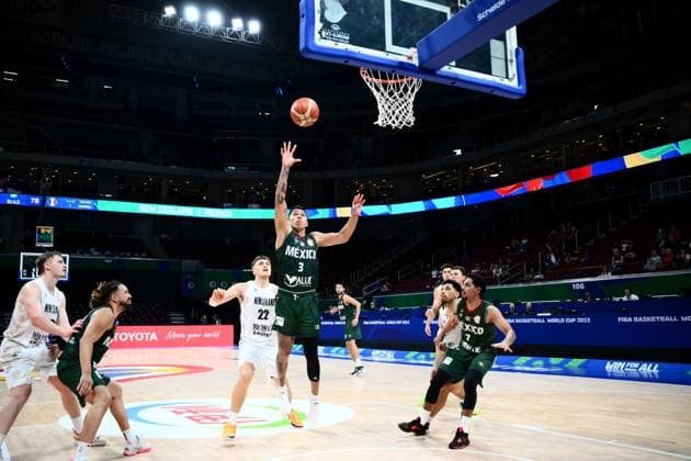 Fabian Jaimes (MEX), AUGUST 31, 2023 - Basketball - FIBA World Cup 2023 - Classification Round 17-32 Group N between New Zealand 100-108 Mexico at Mall of Asia Arena, Manila, Philippines. Noxthirdxpartyxsales  (227751507)