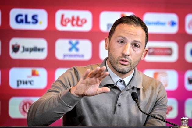 Football, Euro Quali, Belgium National Team Press Conference with National Coach Tedesco