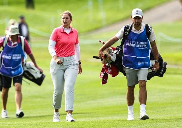 2023 KPMG Women s Irish Open, Dromoland Castle, Clare 1 9 2023 Germany™s Leonie Harm walks down the 9th fairway Leonie Harm walks down the 9th fairway 1 9 2023  Copyright: x INPHO BenxBradyx BST_1075