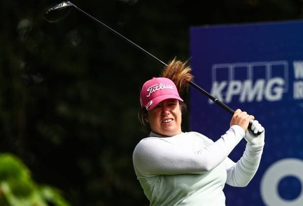 2023 KPMG Women s Irish Open, Dromoland Castle, Clare 1 9 2023 Norway™s Renate Hjelle Grimstad tees off at the eighth Renate Hjelle Grimstad tees off at the eighth 1 9 2023  Copyright: x INPHO BenxBradyx BST_0809