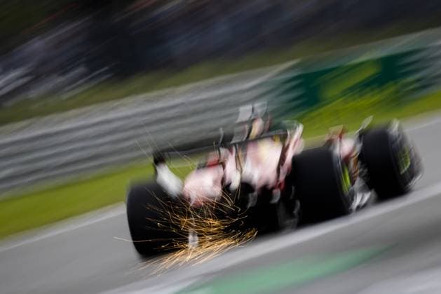 MONZA - Charles Leclerc (Ferrari) in action during the 1st free practice session on the Monza circuit in the run-up to the Italian Grand Prix. ANP SEM VAN DER WAL Practice 2023 2024 xVIxANPxSportx xxANPxIVx 476915691 originalFilename: 476915691.jpg