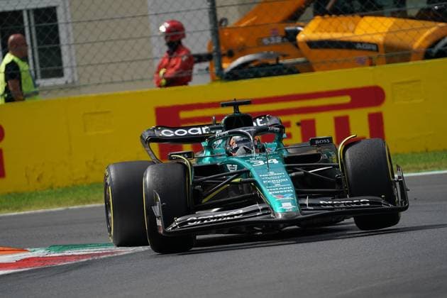 FORMULA 1 PIRELLI GRAN PREMIO D ITALIA 2023 01 09 2023, Autodromo Nazionale di Monza, Monza, FORMULA 1 PIRELLI GRAN PREMIO D ITALIA 2023 ,in the picture test driver Felipe Drugovich BRA , Aston Martin Cognizant Formula One Team nordphotoxGmbHx xBratic nph00250
