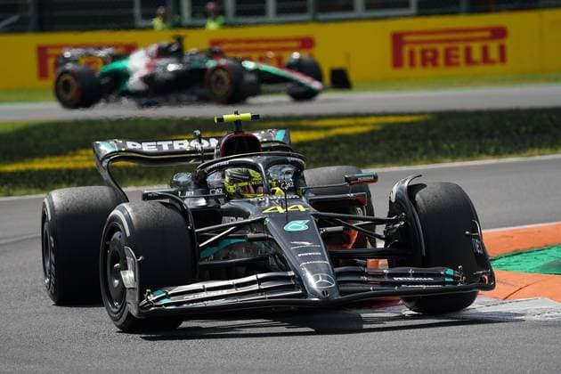 FORMULA 1 PIRELLI GRAN PREMIO D ITALIA 2023 01 09 2023, Autodromo Nazionale di Monza, Monza, FORMULA 1 PIRELLI GRAN PREMIO D ITALIA 2023 ,in the picture Lewis Hamilton GBR , Mercedes AMG Petronas Formula One Team nordphotoxGmbHx xBratic nph00250