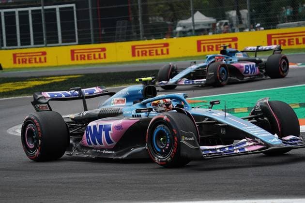 FORMULA 1 PIRELLI GRAN PREMIO D ITALIA 2023 01 09 2023, Autodromo Nazionale di Monza, Monza, FORMULA 1 PIRELLI GRAN PREMIO D ITALIA 2023 ,in picture Pierre Gasly FRA , BWT Alpine F1 Team, Esteban Ocon FRA , BWT Alpine F1 Team nordphotoxGmbHx xBratic nph00250