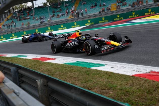 11 Sergio Perez MEX, Oracle Red Bull Racing , F1 Grand Prix of Italy at Autodromo Nazionale Monza on September 1, 2023 in Monza, Italy Photo by HOCH ZWEI Monza Italy