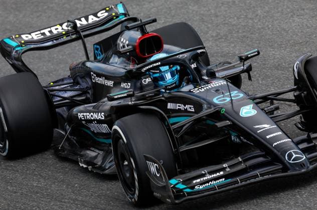 63 George Russell GBR, Mercedes AMG Petronas F1 Team , F1 Grand Prix of Italy at Autodromo Nazionale Monza on September 1, 2023 in Monza, Italy Photo by HOCH ZWEI Monza Italy