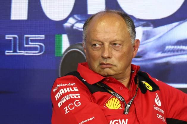F1 Italian Grand Prix 2023 Team Principals press conference, PK, Pressekonferenz Frederic Vasseur during press conference ahead of the Formula 1 Italian Grand Prix at Autodromo Nazionale di Monza in Monza, Italy on September 1, 2023. Monza Italy  Copyright: xJakubxPorzyckix originalFilename:porzycki-f1italia230901_np7Ru.jpg