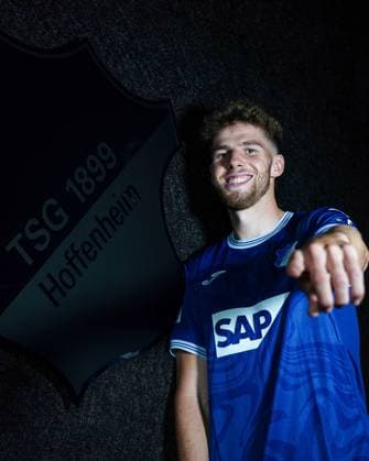 01 09 2023, GER, soccer, men, 1 BL 2023 2024, TSG 1899 Hoffenheim, transfer Anton Stach TSG Hoffenheim Zuzenhausen Germany ,EDITORIAL USE ONLY