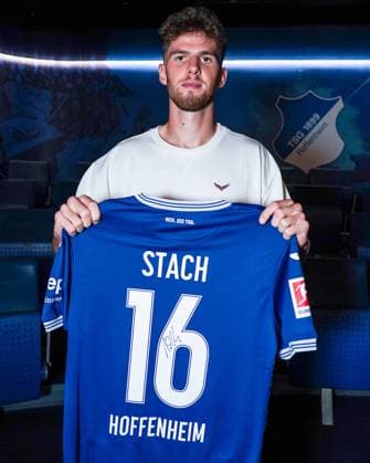 01 09 2023, GER, soccer, men, 1 BL 2023 2024, TSG 1899 Hoffenheim, transfer Anton Stach TSG Hoffenheim Zuzenhausen Germany ,EDITORIAL USE ONLY