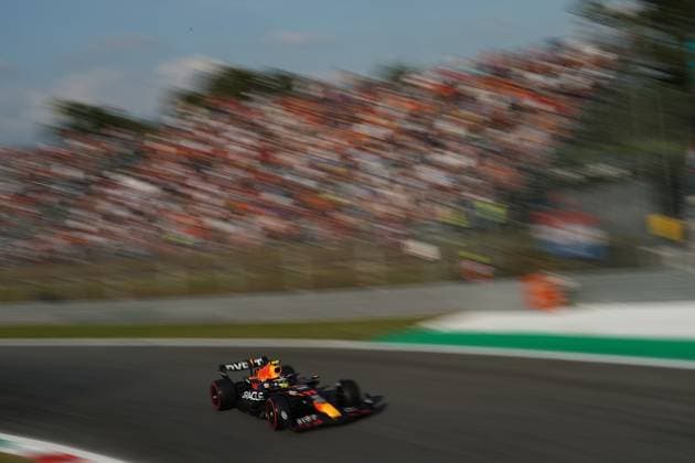 FORMULA 1 PIRELLI GRAN PREMIO D ITALIA 2023 01 09 2023, Autodromo Nazionale di Monza, Monza, FORMULA 1 PIRELLI GRAN PREMIO D ITALIA 2023 ,in the picture Sergio Perez MEX , Oracle Red Bull Racing nordphotoxGmbHx xBratic nph00250