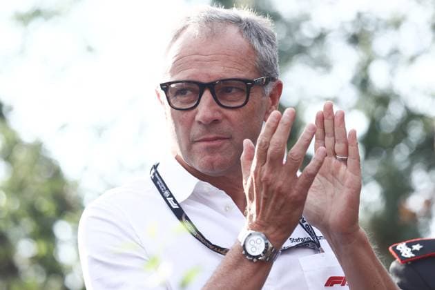 Trees Planted In Monza During F1 Italian Grand Prix 2023 Stefano Domenicali takes part in trees planting as a part of A Tree for each Driver initiative, during practice ahead of the Formula 1 Italian Grand Prix at Autodromo Nazionale di Monza in Monza, Italy on September 1, 2023. Monza Italy  Copyright: xJakubxPorzyckix originalFilename:porzycki-treespla230901_npVbT.jpg