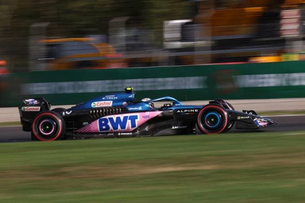 F1 Gran Prix of Italy Pierre Gasly of Alpine F1 on track during practice ahead of the F1 Grand Prix of Italy at Autodromo Nazionale on September 1, 2023 Monza, Italy. Monza Autodromo Nazionale Italy Copyright: xMarcoxCanonierox