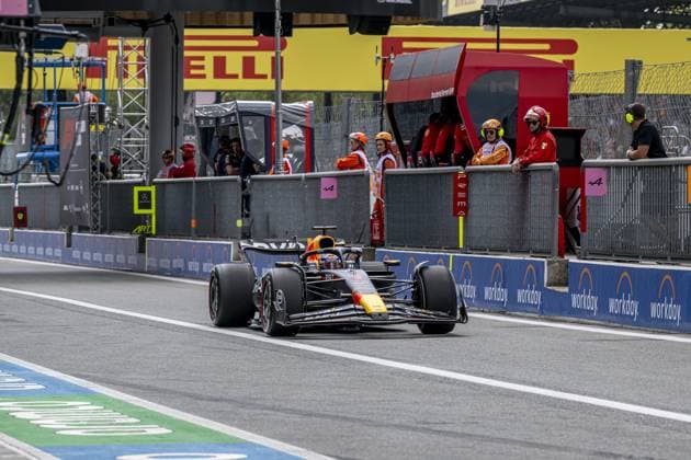 Monza - 01-09-2023, Circuit Monza, Max Verstappen at the Formula 1 Italy Grand Prix 2023 Friday Formula 1 Italy Grand Prix 2023 Friday  x22162100x Copyright: