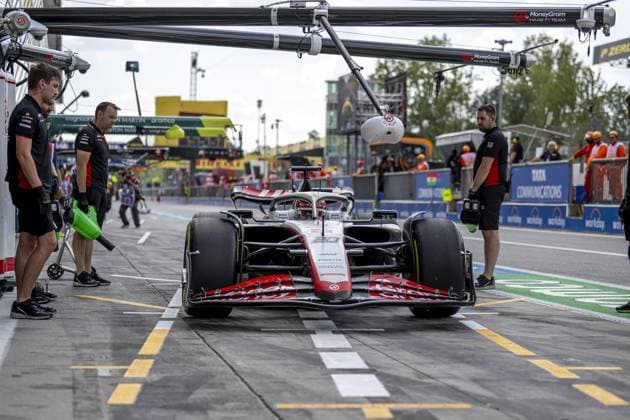 Monza - 01-09-2023, Circuit Monza, Kevin Magnussen at the Formula 1 Italy Grand Prix 2023 Friday Formula 1 Italy Grand Prix 2023 Friday  x22162144x Copyright: