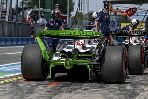 Monza - 01-09-2023, Circuit Monza, Liam Lawson at the Formula 1 Italy Grand Prix 2023 Friday Formula 1 Italy Grand Prix 2023 Friday  x22162159x Copyright: