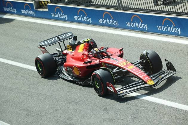 FORMULA 1 PIRELLI GRAN PREMIO D ITALIA 2023 02 09 2023, Autodromo Nazionale di Monza, Monza, FORMULA 1 PIRELLI GRAN PREMIO D ITALIA 2023 ,in the picture Carlos Sainz Jr ESP , Scuderia Ferrari nordphotoxGmbHx xBratic nph00250
