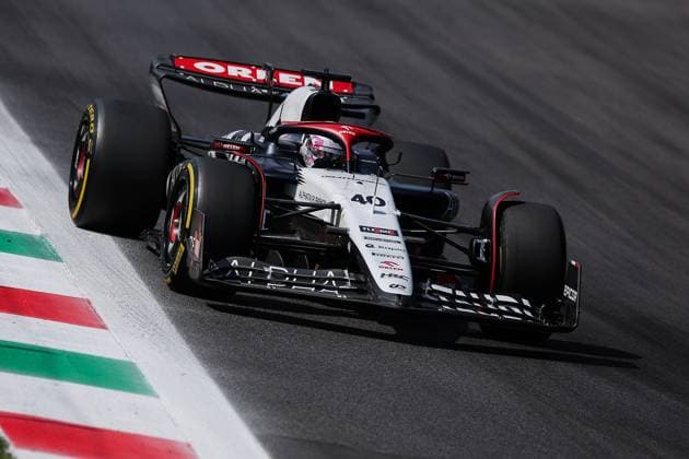 40 LAWSON Liam (nzl), Scuderia AlphaTauri AT04, action during the 2023 Formula 1 Pirelli Grand Premio d™Italia Grand Prix, 14th round of the 2023 Formula One World Championship, WM, Weltmeisterschaft from September 1 to 3, 2023 on the Autodromo Nazionale di Monza, in Monza, Italy - F1 - ITALIAN GRAND PRIX 2023 DPPI Panoramic  EAR31622
