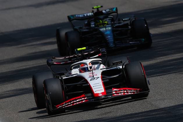 27 HULKENBERG Nico (ger), Haas F1 Team VF-23 Ferrari, action during the 2023 Formula 1 Pirelli Grand Premio d™Italia Grand Prix, 14th round of the 2023 Formula One World Championship, WM, Weltmeisterschaft from September 1 to 3, 2023 on the Autodromo Nazionale di Monza, in Monza, Italy - F1 - ITALIAN GRAND PRIX 2023 DPPI Panoramic  EAR32247