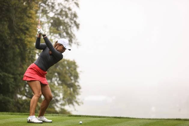 2023 KPMG Women s Irish Open, Dromoland Castle, Clare 2 9 2023 Germany™s Helen Tamy Kreuzer tees off from the 7th Helen Tamy Kreuzer tees off from the 7th 2 9 2023  Copyright: x INPHO BenxBradyx BB1_7776