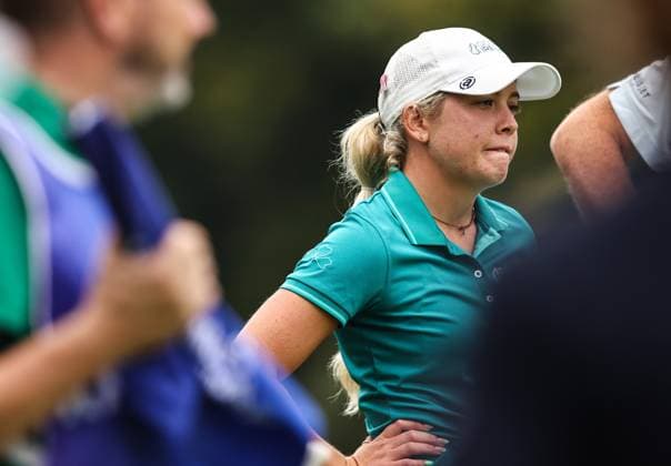 2023 KPMG Women s Irish Open, Dromoland Castle, Clare 2 9 2023 Ireland™s Sara Byrne Sara Byrne 2 9 2023  Copyright: x INPHO BenxBradyx BST_8405