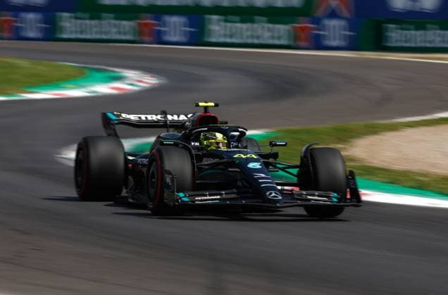 44 Lewis Hamilton GBR, Mercedes AMG Petronas F1 Team , F1 Grand Prix of Italy at Autodromo Nazionale Monza on September 2, 2023 in Monza, Italy Photo by HOCH ZWEI Monza Italy