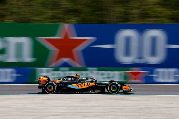 4 Lando Norris GBR, McLaren F1 Team , F1 Grand Prix of Italy at Autodromo Nazionale Monza on September 2, 2023 in Monza, Italy Photo by HOCH ZWEI Monza Italy
