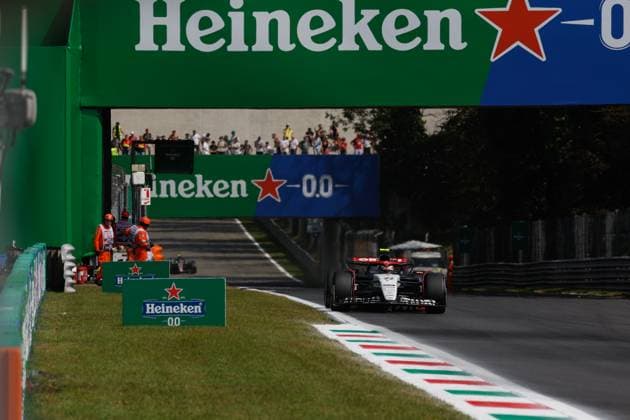 22 Yuki Tsunoda JPN, Scuderia AlphaTauri , F1 Grand Prix of Italy at Autodromo Nazionale Monza on September 2, 2023 in Monza, Italy Photo by HOCH ZWEI Monza Italy