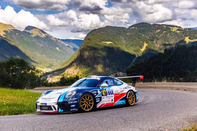 Bilder des Jahres 2023, Sport 09 September Sport Bilder des Tages 47 LAGRUE Gwen, VILMOT Maxime, Porsche 991 GT3 Cup GT+, action during the Rallye Mont-Blanc Morzine 2023, 6th round of the Championnat de France des Rallyes 2023, from September 1 to 2 in Morzine, France - AUTO - RALLYE MONT-BLANC MORZINE 2023 DPPI Panoramic  01523014-DS-423