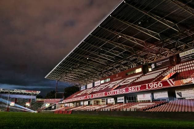 Football, 3rd division, Energie Cottbus threatened with second division ban, archive pictures