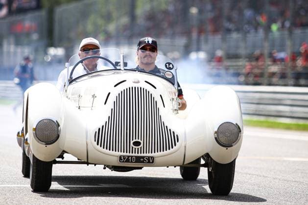 Italy, Monza, 03 09 2023, Autodromo di Monza, F1 Grand Prix of Italy Race, Valtteri Bottas of Finland and Alfa Romeo F1 during the drivers parade Monza Autodromo di Monza Monza Italy  eu-images-645