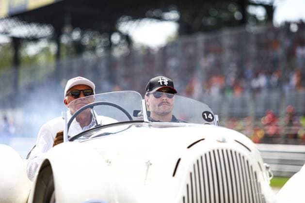 Italy, Monza, 03 09 2023, Autodromo di Monza, F1 Grand Prix of Italy Race, Valtteri Bottas of Finland and Alfa Romeo F1 during the drivers parade Monza Autodromo di Monza Monza Italy  eu-images-645