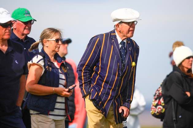3rd September 2023; Old Course at St Andrews, St Andrews, Fife, Scotland; Walker Cup, Final Round; Large crowds were out to support the United States of America and Great Britain and Ireland  ActionPlus12550382 DavidxYoung