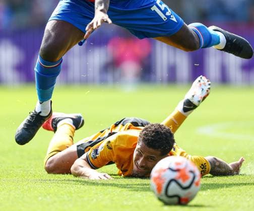 Bilder des Jahres 2023, Sport 09 September Sport Bilder des Tages Palace v Wolves 3 September 2023, London - Premier League Football - Crystal Palace v Wolverhampton Wanderers - Joao Gomes of Wolverhampton Wanderers - Photo: Charlotte Wilson Offside. London UK *** Palace gegen Wolves 3. September 2023, London Premier League Fußball Crystal Palace gegen Wolverhampton Wanderers Joao Gomes von Wolverhampton Wanderers Foto Charlotte Wilson Abseits London UK  Copyright: xCharlottexWilsonx xOffsidexOffside
