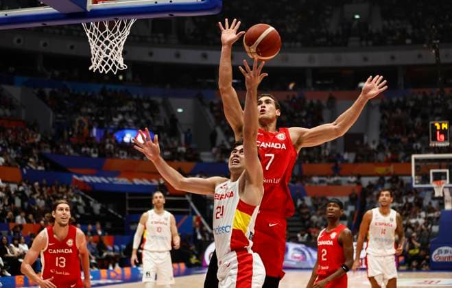 Partido de la Copa Mundial de Baloncesto entre Espana y Canada. FIBA Basketball World Cup match between Spain and Canada. ÃNGELxRIVERO  ecommerceFotos eCommerce2-140554761