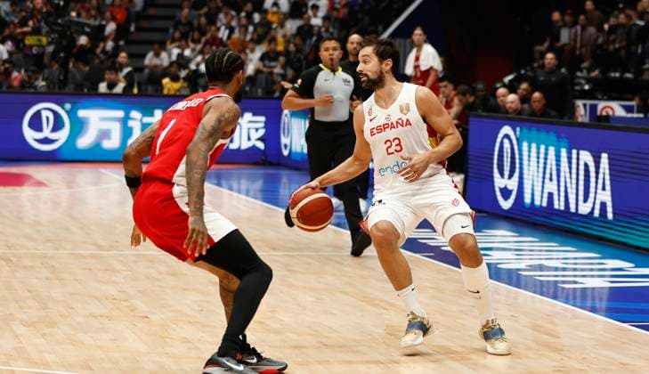 Partido de la Copa Mundial de Baloncesto entre Espana y Canada. FIBA Basketball World Cup match between Spain and Canada. ÃNGELxRIVERO  ecommerceFotos eCommerce2-140554762