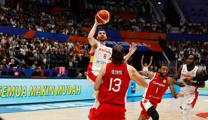 Partido de la Copa Mundial de Baloncesto entre Espana y Canada. FIBA Basketball World Cup match between Spain and Canada. ÃNGELxRIVERO  ecommerceFotos eCommerce2-140554984