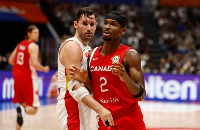 Partido de la Copa Mundial de Baloncesto entre Espana y Canada. FIBA Basketball World Cup match between Spain and Canada. ÃNGELxRIVERO  ecommerceFotos eCommerce2-140555000