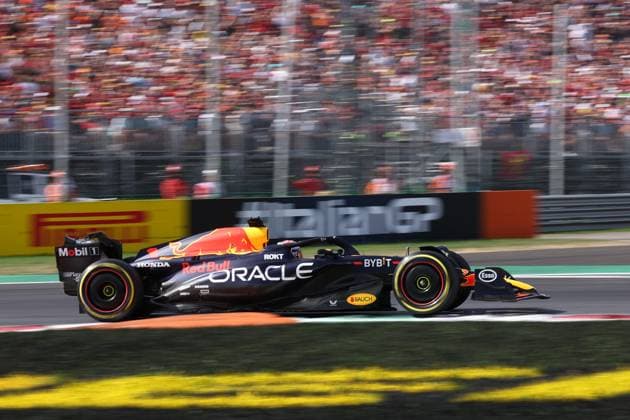 F1 Gran Prix of Italy Max Verstappen of Red Bull Racing during the F1 Grand Prix of Italy at Autodromo Nazionale on September 3, 2023 Monza, Italy. Monza Autodromo Nazionale Italy Copyright: xMarcoxCanonierox