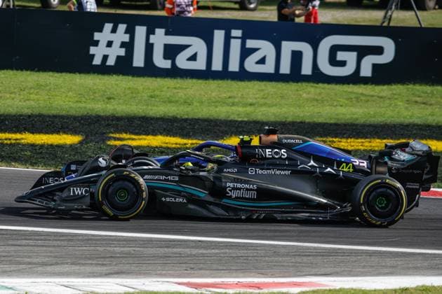 44 Lewis Hamilton GBR, Mercedes AMG Petronas F1 Team , F1 Grand Prix of Italy at Autodromo Nazionale Monza on September 3, 2023 in Monza, Italy Photo by HOCH ZWEI Monza Italy
