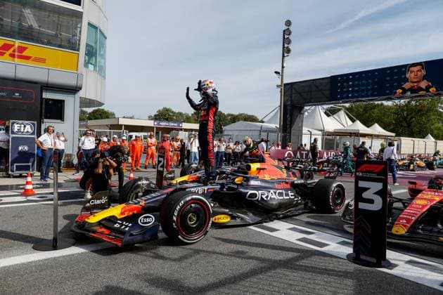 1 Max Verstappen NLD, Oracle Red Bull Racing , F1 Grand Prix of Italy at Autodromo Nazionale Monza on September 3, 2023 in Monza, Italy Photo by HOCH ZWEI Monza Italy