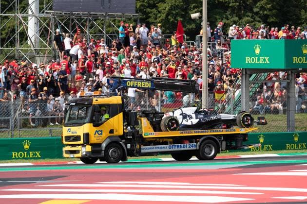 Formula 1 GP Italy Monza Sunday, 03 09 2023 The failed Yuki Tsunoda JPN Scuderia Alpha Tauri Formula 1 GP Italy Monza Sunday, 03 09 2023 Copyright: xBEAUTIFULxSPORTS Erlhofx