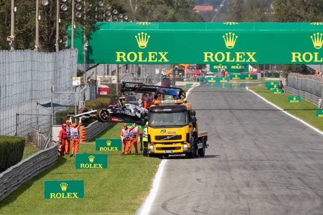 Formula 1 GP Italy Monza Sunday, 03 09 2023 The failed Yuki Tsunoda JPN Scuderia Alpha Tauri Formula 1 GP Italy Monza Sunday, 03 09 2023 Copyright: xBEAUTIFULxSPORTS Erlhofx